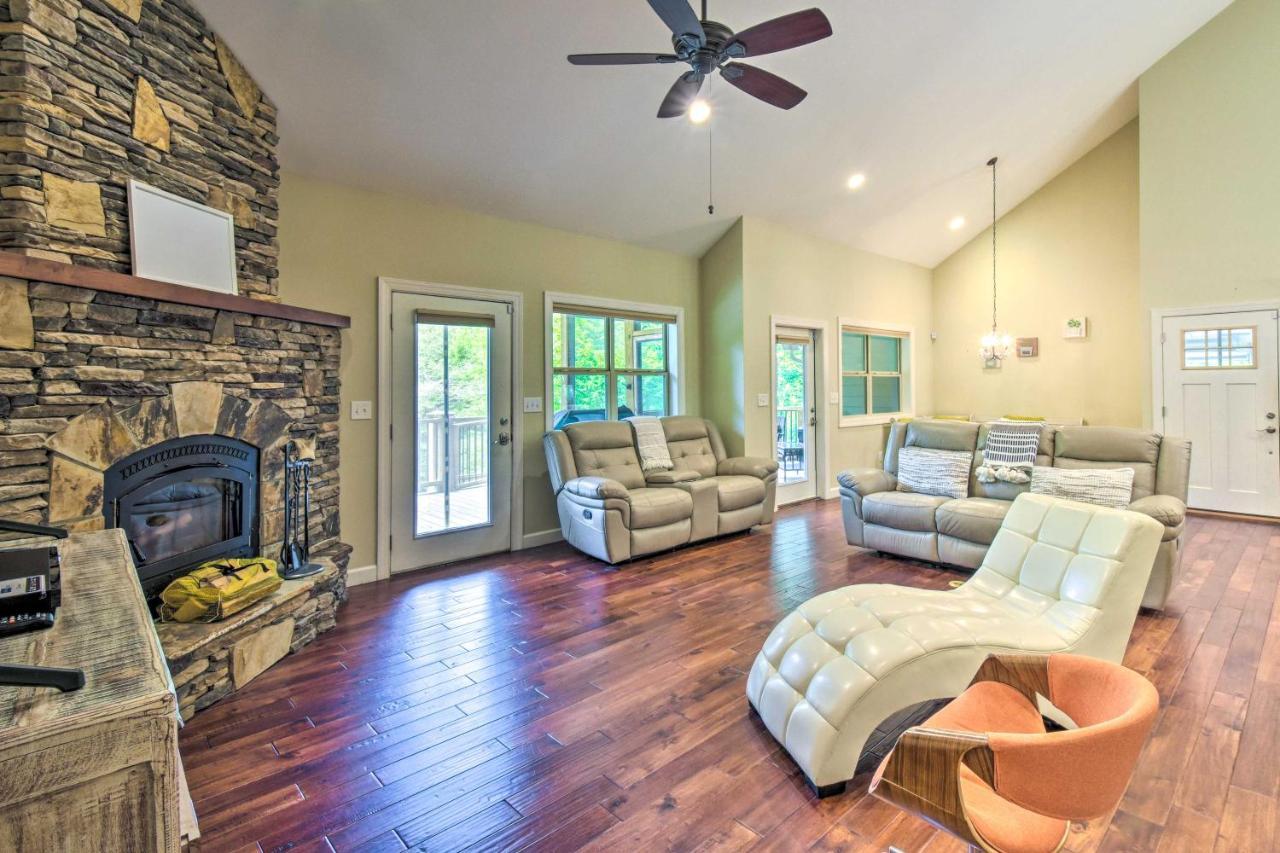 Cozy Riverside Dahlonega Home With Kayaks And Fire Pit Zewnętrze zdjęcie